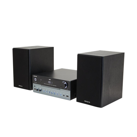 Wieża AIWA MSBTU-700DAB 2x25W z DAB+ czarna (8435256898491) - AIWA