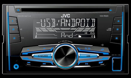 JVC KW-R520 Radio samochodowe CD USB AUX, 2 DIN