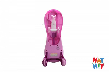 Jeździk Grawitacyjny Swing Car z muzyką i światłem różowy