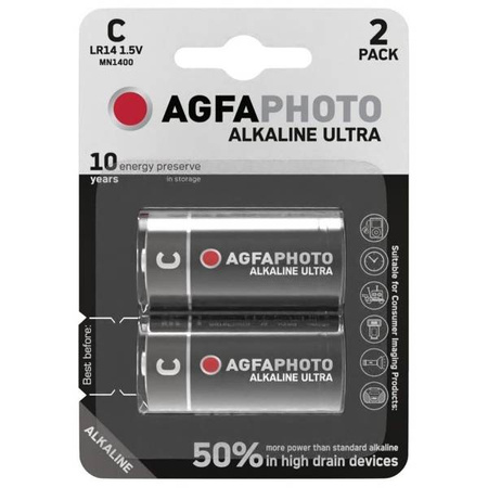 Bateria AgfaPhoto Ultra LR14 bl./2szt