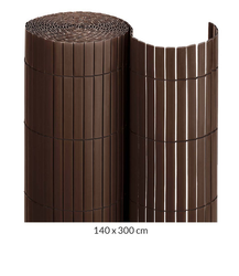 Dwustronna Mata PVC 140x300cm Brązowa