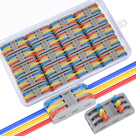 Zestaw szybkozłączy elektrycznych 28 szt.