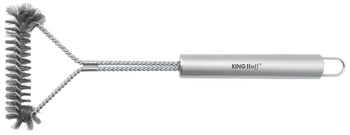 Szczotka do czyszczenia grilla, 41,5cm, stal nierdzewna, KINGHoff, KH-1915 KH-1915