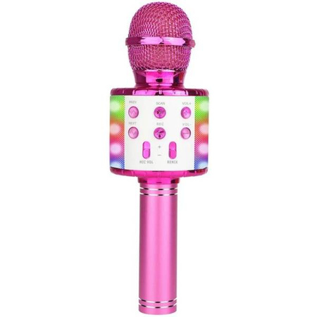 MANTA Mikrofon z głośnikiem Bluetooth MIC21-PKL różowy (RTGLMAN00006N0) - Manta