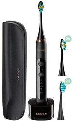 Szczoteczka soniczna CONCEPT z etui podróżnym PERFECT SMILE, czarna ZK7011