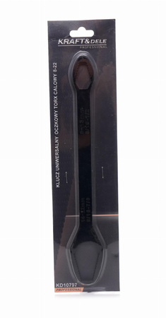 KLUCZ UNIWERSALNY OCZKOWY TORX 8-22 CALOWY KD10797 - KRAFT&DELE