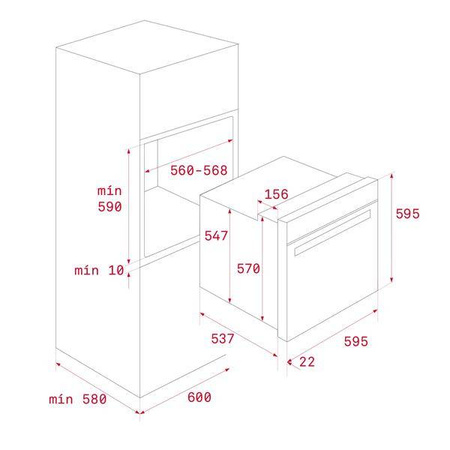 Piekarnik HLB 8600 P STONE GREY TEKA