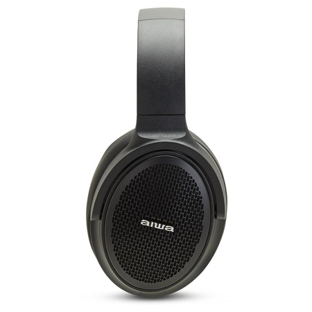 Słuchawki Nauszne AIWA HST-250BT/BK BT5.0 czarne (8435256897869) - AIWA