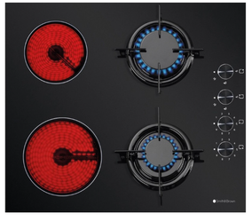 Płyta gazowo-elektryczna do zabudowy 4-palnikowa Smith&Brown SHO-V261-BP4