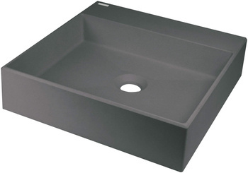 Umywalka granitowa stawiana na blat - 400x400 mm (CQR TU4S) - Deante