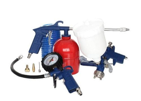 Kompresor Olejowy 24L KD400 + Zestaw 8w1 KD400-K3 - KRAFT&DELE