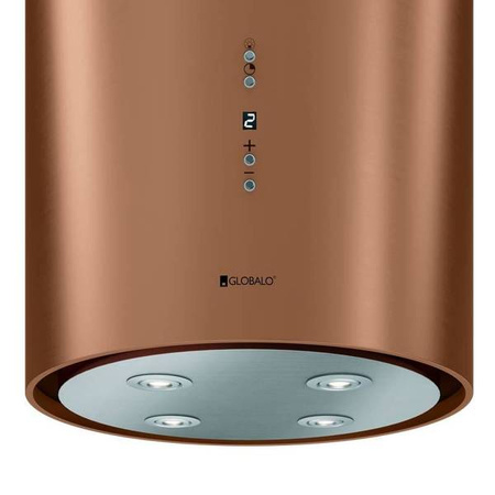 Okap kuchenny Cylindro Isola 39.6 Miedź Mat GLOBALO