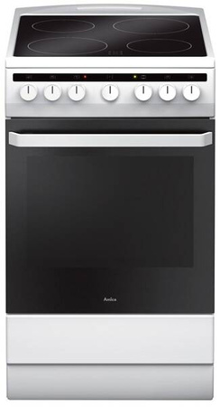 Kuchnia Amica 58CE1.30HMsQ(W) (Piekarnik elektryczny; 500mm)