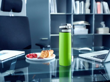 Kubek termiczny Flip 600 ml, kiwi 3277 LEIFHEIT