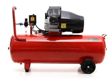 Kompresor olejowy 100L 2 Tłoki KD1480 + Separator - KRAFT&DELE