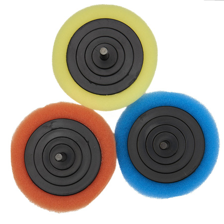 Gąbki polerskie stożek do felg 150mm zestaw 3szt. KD1592 - KRAFT&DELE