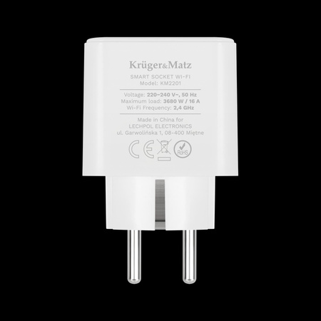 Gniazdo WiFi Kruger&Matz Connect P3 Tuya