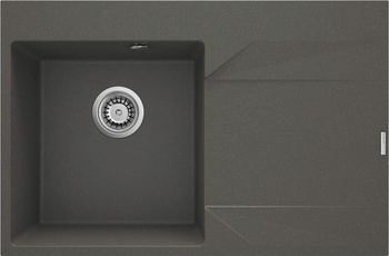 Zlewozmywak granitowy 1-komorowy z ociekaczem - prawy (ZQJ T11P) - Deante