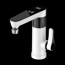 Przepływowy podgrzewacz wody - bateria stojąca metalowa