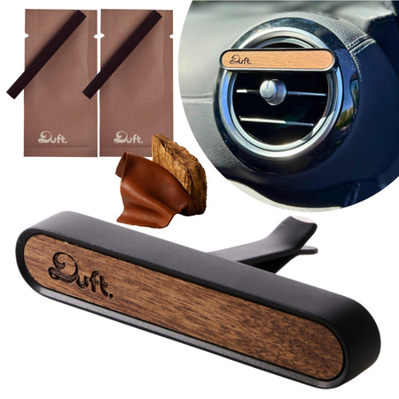 Zapach do samochodu DUFT Classic Drive – metalowy dyfuzor na kratkę +2 wkłady
