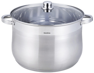 Garnek stal, Ø34cm 22.4l Klausber KB-7168