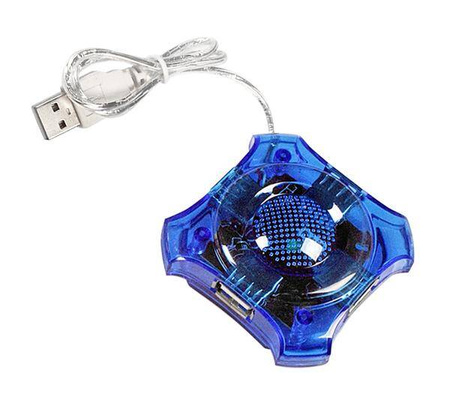 ESPERANZA USB 2.0 HUB 4 PORTY STAR NIEBIESKI