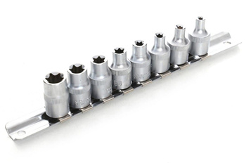 Zestaw nasadek Torx 8cz. 3/8" KD10230 - KRAFT&DELE