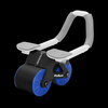 Przyrząd do ćwiczenia mięśni brzucha z timerem, AB roller Wheel AB-3 , kolor czarno-niebieski , REBEL ACTIVE