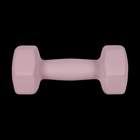 Hantelki żeliwne neoprenowe HEX 2x4kg, REBEL ACTIVE