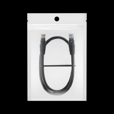Kabel sieciowy Patchcord UTP CAT.6 wtyk - wtyk 0,5m