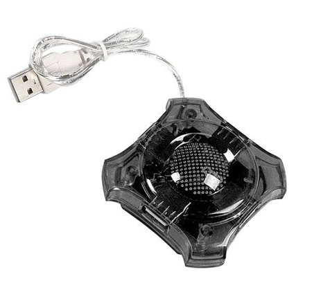 ESPERANZA USB 2.0 HUB 4 PORTY STAR CZARNY