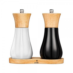 Zestaw młynków ręcznych do przypraw na podstawce kauczukowej SMP-9 MPM