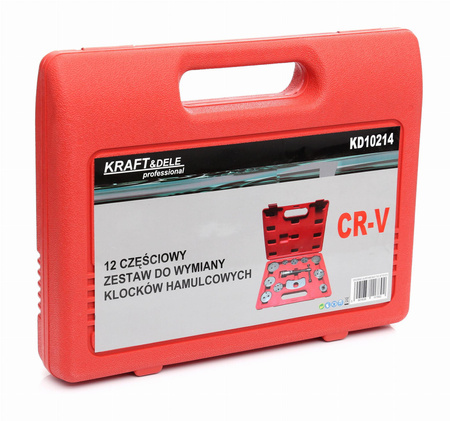 Zestaw do wymiany klocków hamulcowych 12el. KD10214 - KRAFT&DELE