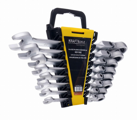 KLUCZE PŁASKO-OCZKOWE 8szt. KD11302 - KRAFT&DELE