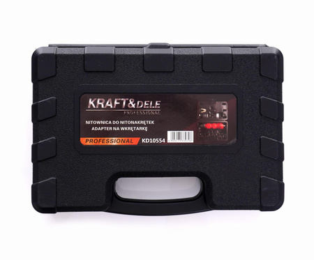 Nitownica do nitonakrętek - adapter na wkrętarkę KD10554 - KRAFT&DELE