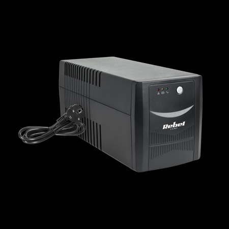Zasilacz awaryjny UPS REBEL model Micropower 1000 ( offline, 1000VA / 600W , 230 V , 50Hz )