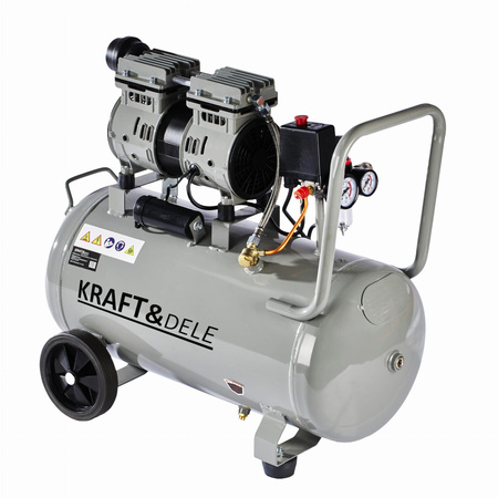 KOMPRESOR BEZOLEJOWY 50L KD1396 - KRAFT&DELE