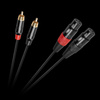 Kabel połączeniowy Cabletech XLR - 2RCA 1m