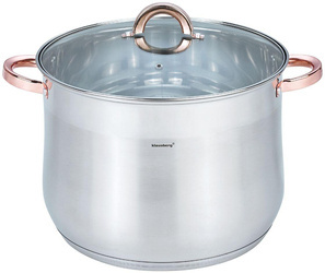 Garnek stalowy z pokrywą, 16L, Ø30cm, Klausberg, KB-7796 KB-7796