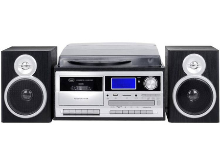 Wieża Trevi TT1072 DAB retro/gramofon/CD/kaseta/BL black