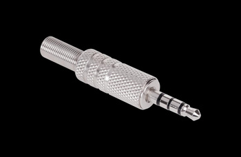 Wtyk Jack 3.5 metalowy czteropolowy