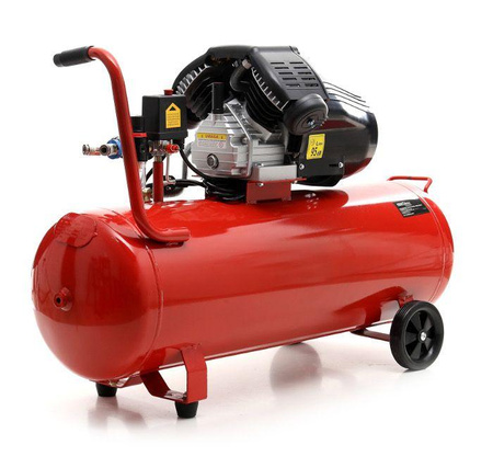 Kompresor olejowy 100L 2 Tłoki KD1480 + Separator - KRAFT&DELE