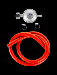 Reduktor gazowy do grilla (reduktor+wąż+opaski)