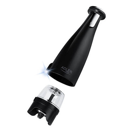 AD 4449 black Młynek do przypraw, soli i pieprzu - Zestaw 3 młynków  - USB