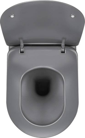 Miska WC z deską bezkołnierzowa (CDEDDZPW) - Deante