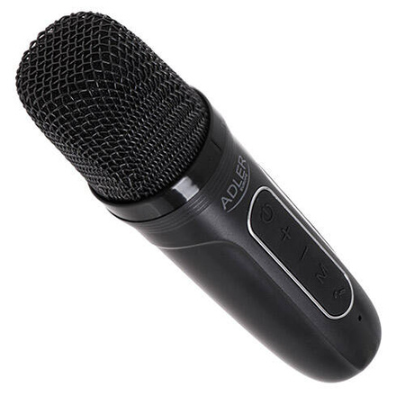 AD 1199 black Głośnik do karaoke z mikrofonem - SD/USB/AUX/Bluetooth
