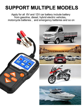 Miernik baterii Konnwei KW650