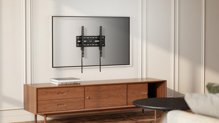 Uchwyt Basic do ściany 32-75 cali czarny LCD/KL-38