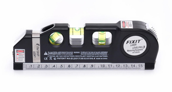 Poziomica laserowa z miarą 250cm KD10437 - KRAFT&DELE