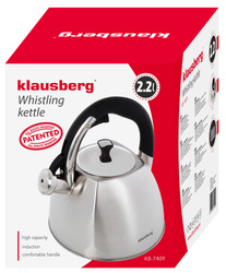 Czajnik tradycyjny 2,2l inox Klausberg KB-7409